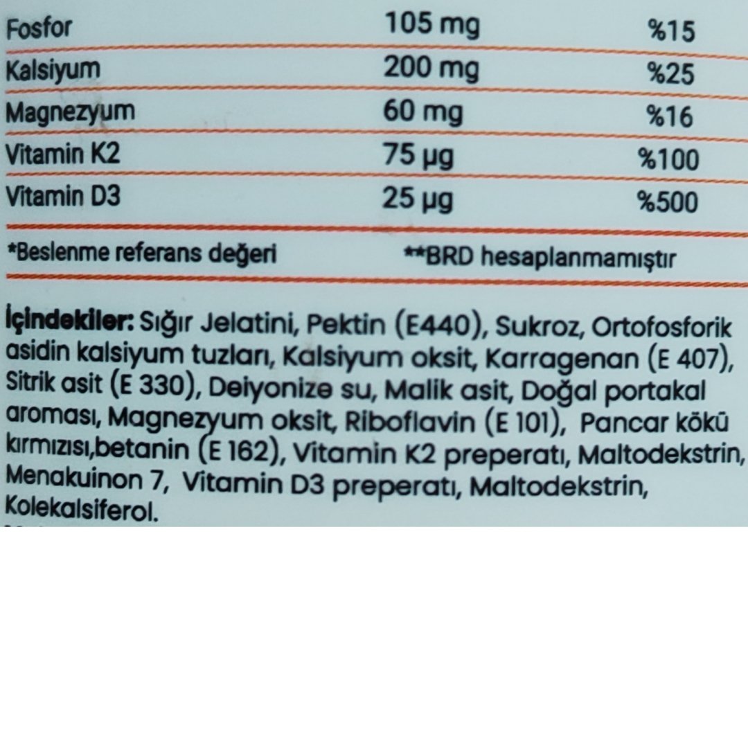 Atavit Kids D3 K2 Magnezyum 60 Gummies