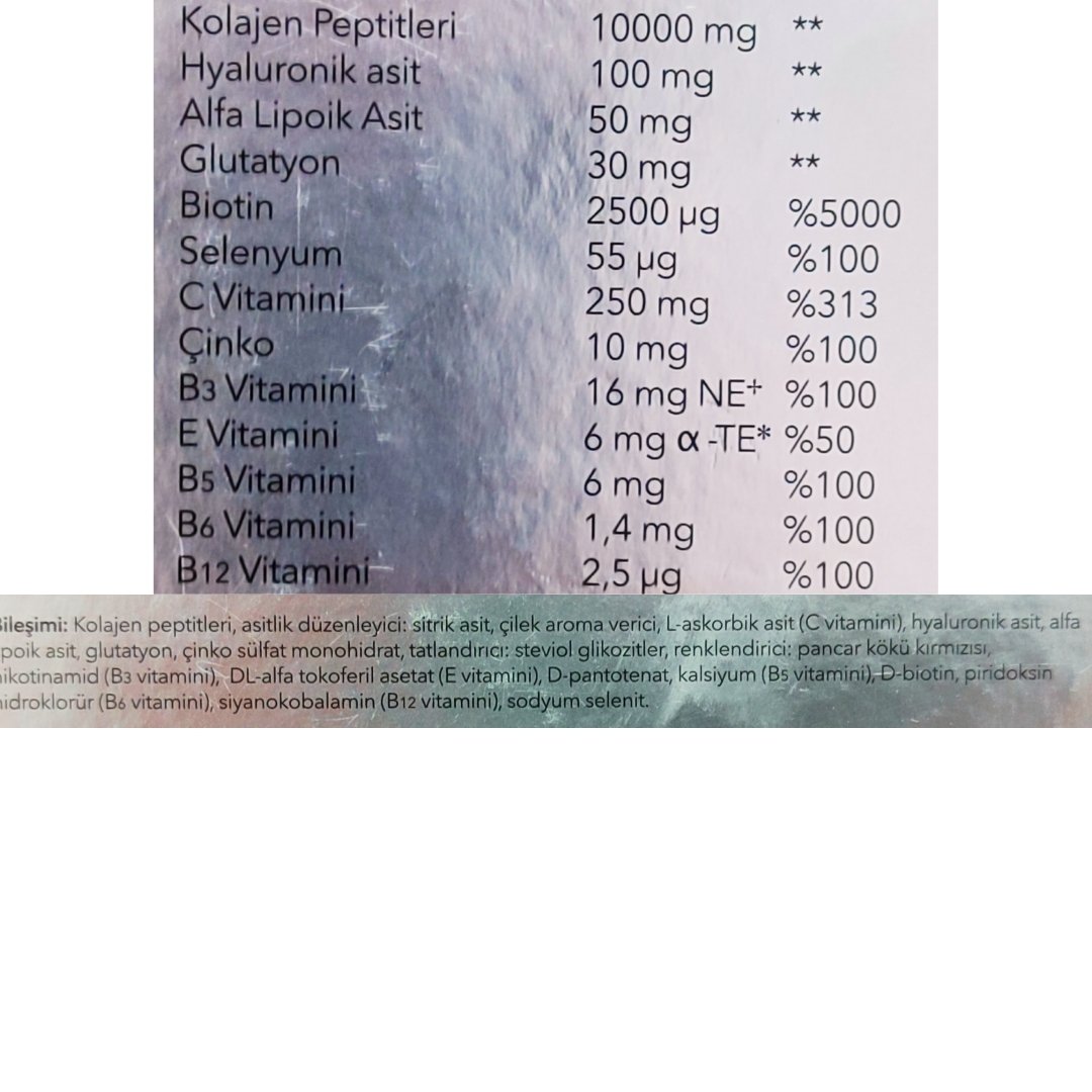 Day2Day The Collagen Beauty Intense 30 Saşe x 12 gr (Çilek Aromalı)