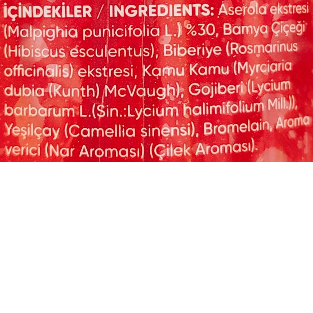 Narcissa Aserola Ekstresi İçeren Karışık Bitki Tozu 200 gr