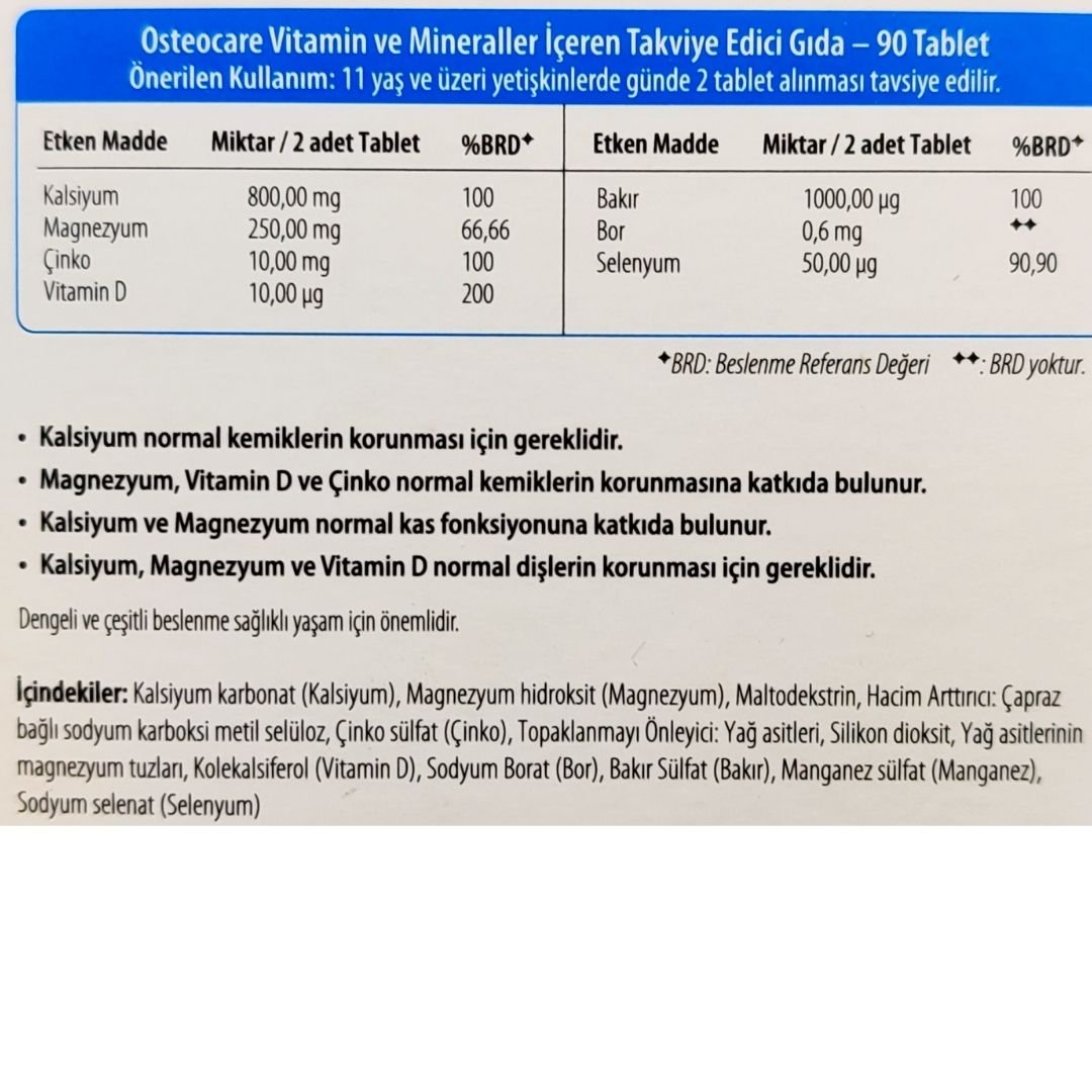 Osteocare 90 Tablet