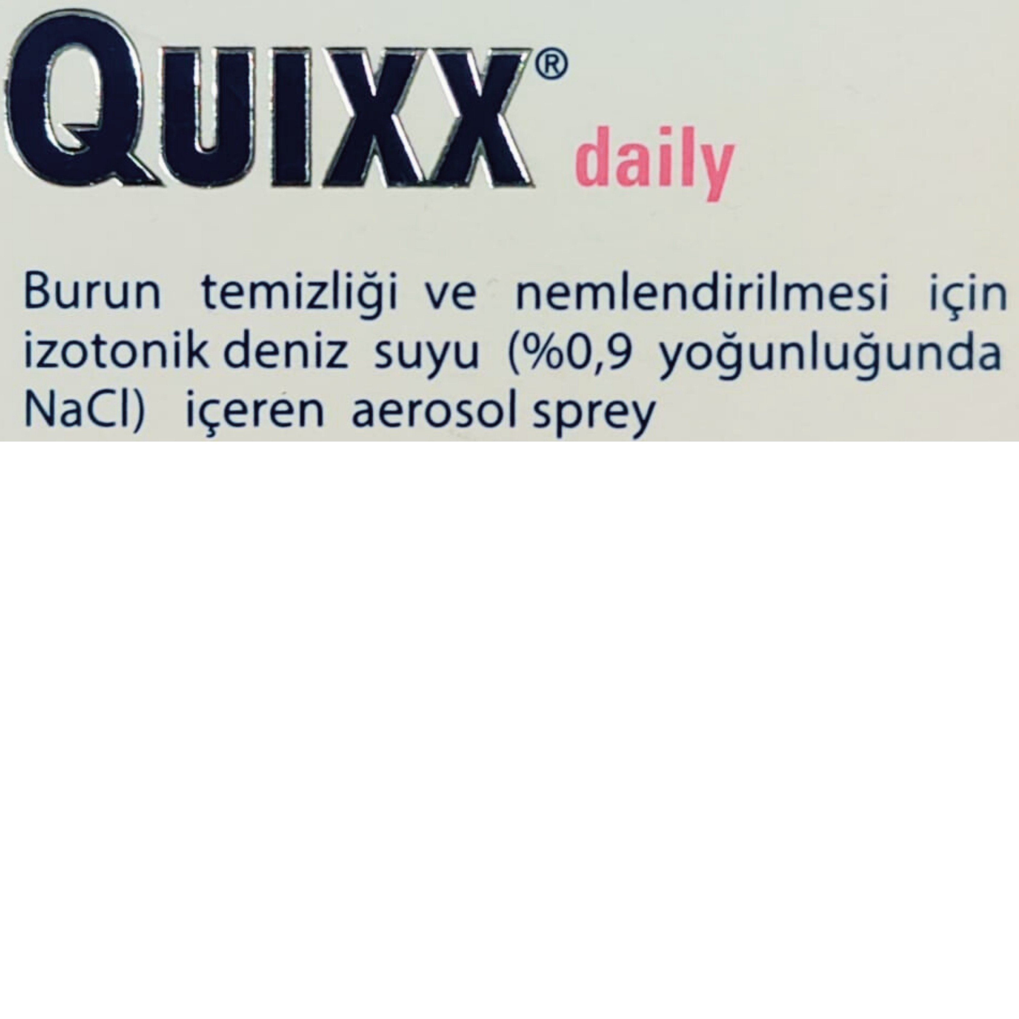 Quixx Daily Burun Spreyi 100 ml