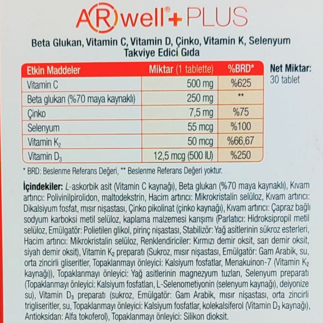 Arwell PLus 30 Tablet