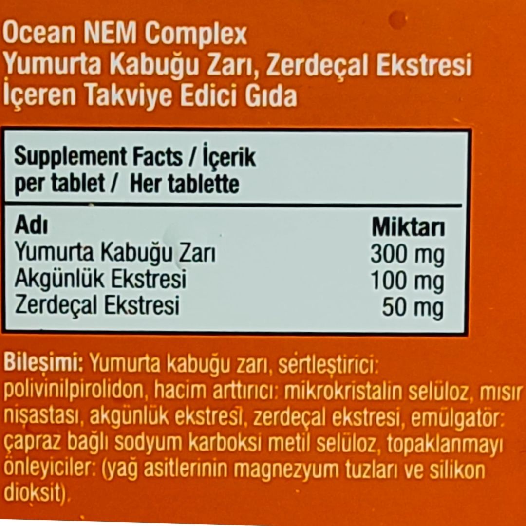 Ocean Nem Complex 30 Tablet