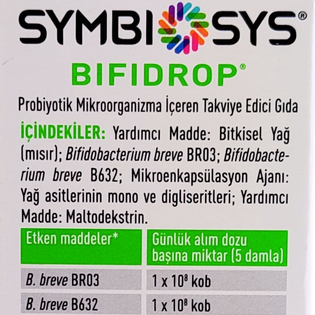 Symbiosys Bifidrop Probiyotik Damla 8 ml