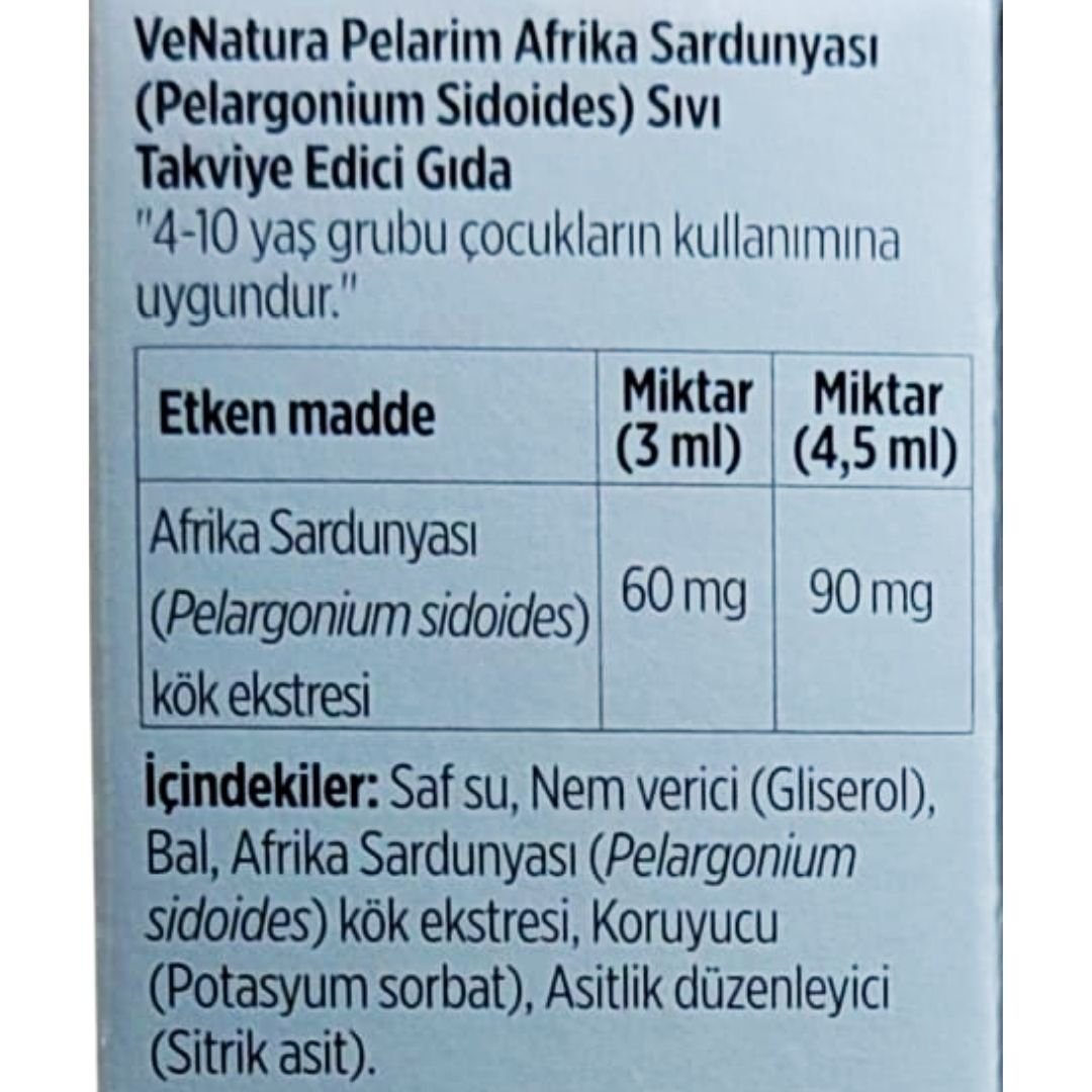 VeNatura Pelarim Afrika Sardunyası 20 ml