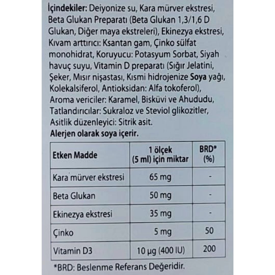 Zynde Kids Immuno Şurup 200 ml